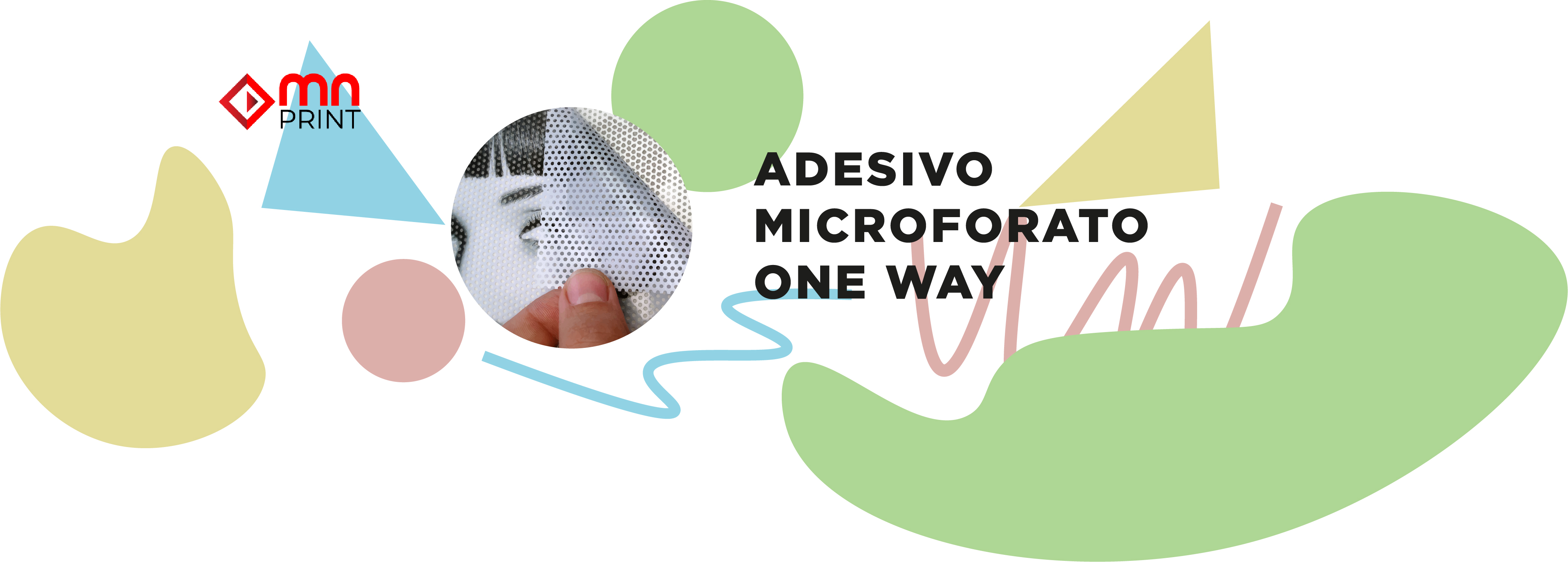 Macro categoria adesivo microforato one way Macro categoria adesivo microforato one way